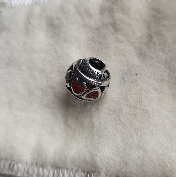 Kay Jewelers Michael Anthony Charmed Memories Enamel Heart Sterling silver Charm - Picture 3 of 6